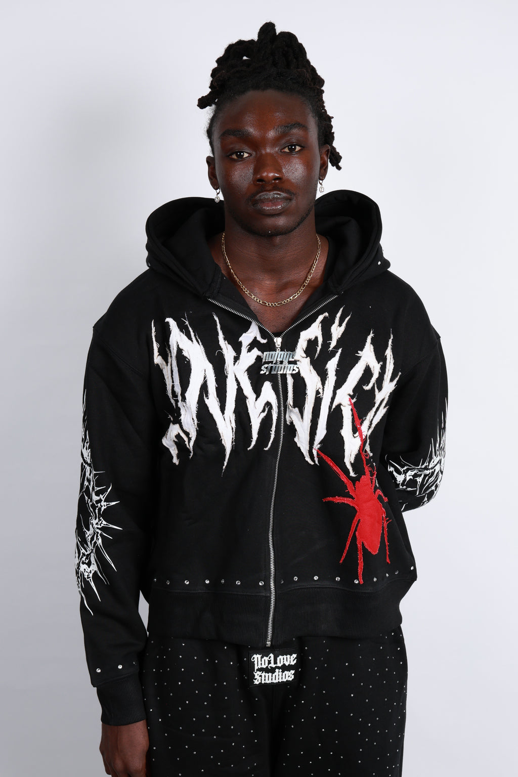 Cropped Love Sick V2 Zip Up