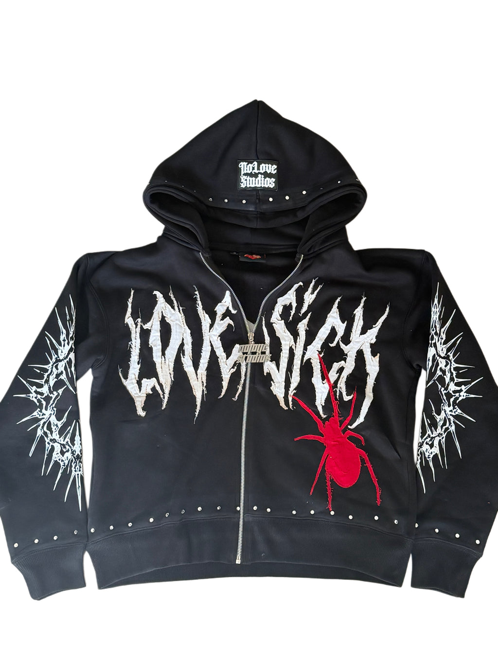 Cropped Love Sick V2 Zip Up